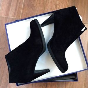 Stewart Weitzman Black Suede Bootie size 8